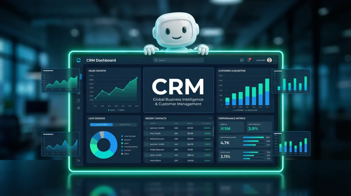 Graphical representation of a CRM