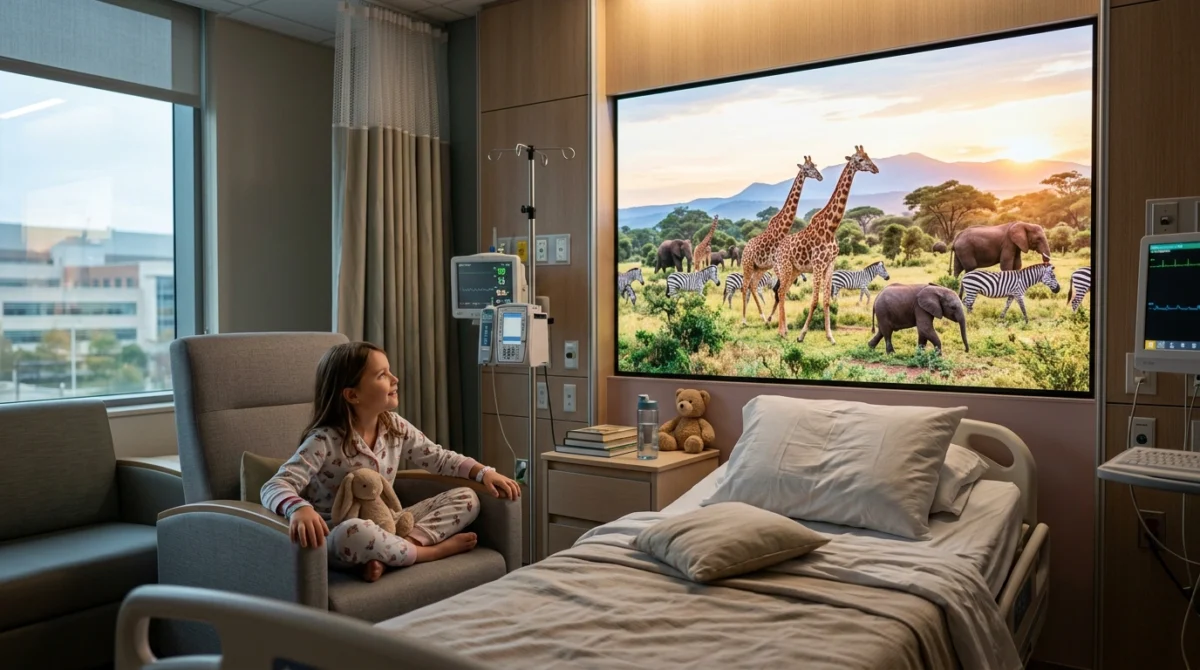 Sick children can enjoy watching animals 24 hours a day