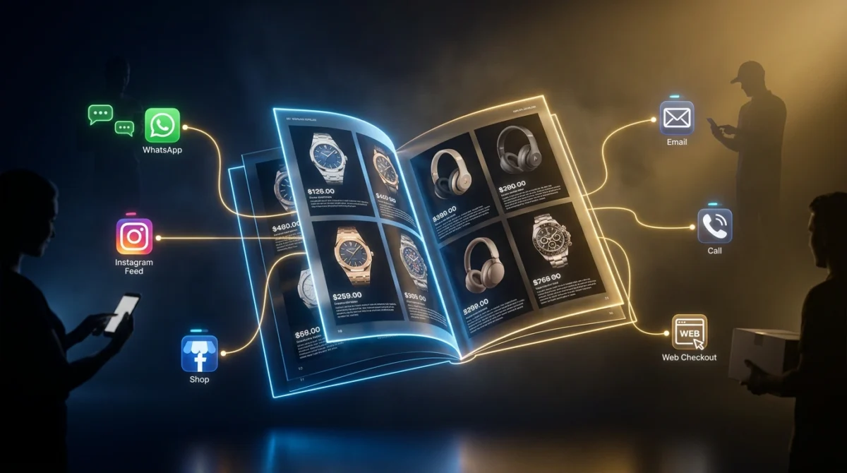 A catalog integrated with chat, inventory, and AI speeds up sales and reduces friction at every touchpoint