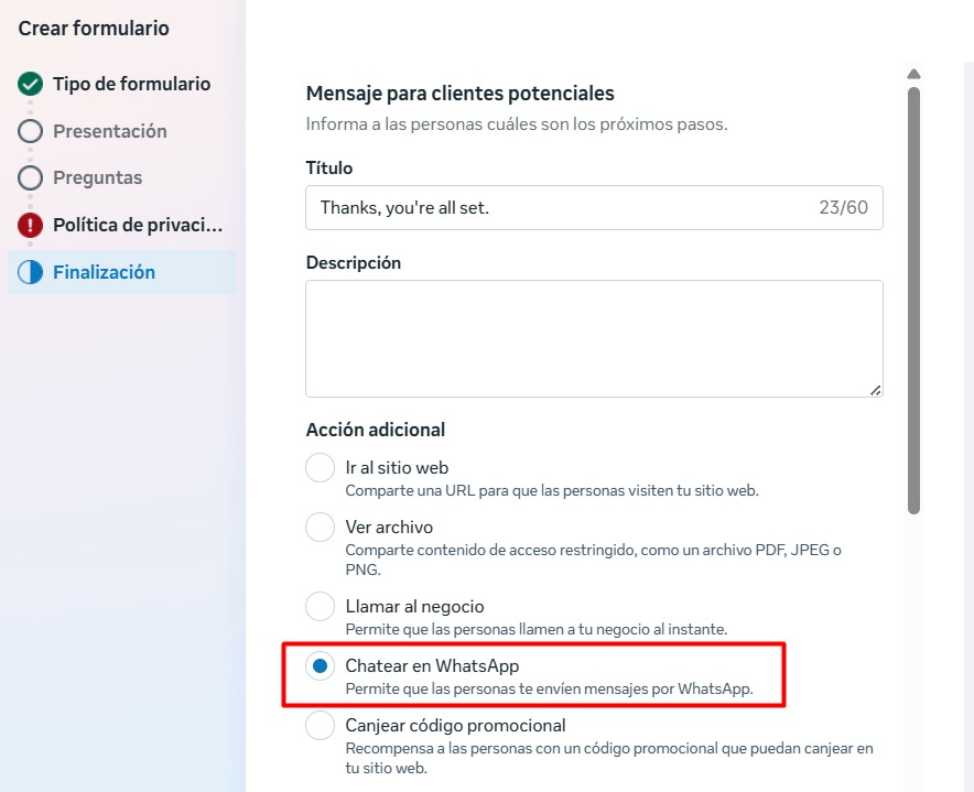 Tus clientes tienen chats desde tus pautas y los gestionas con BIKY.ai