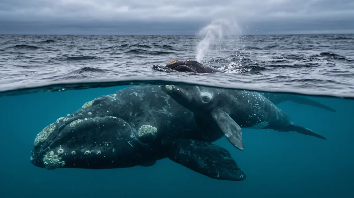 Décadas de investigación y protección ayudan a que la ballena franca del Atlántico norte muestre señales alentadoras de recuperación
