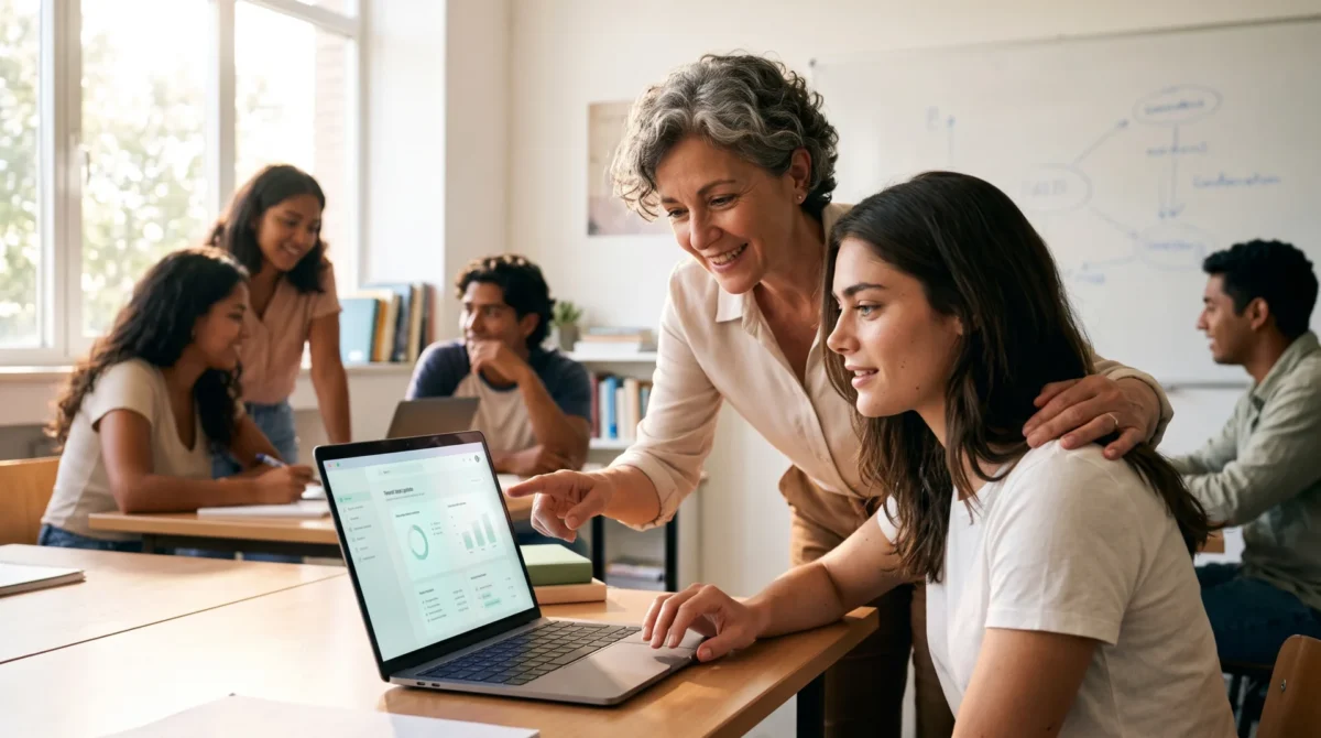La inteligencia artificial puede adaptar explicaciones y ofrecer apoyo personalizado para ayudar a cada estudiante a aprender a su propio ritmo.
