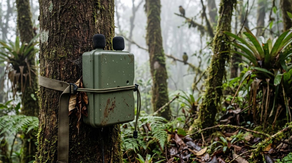 Chorus uses artificial intelligence to analyze forest recordings and turn their sounds into information about birds.