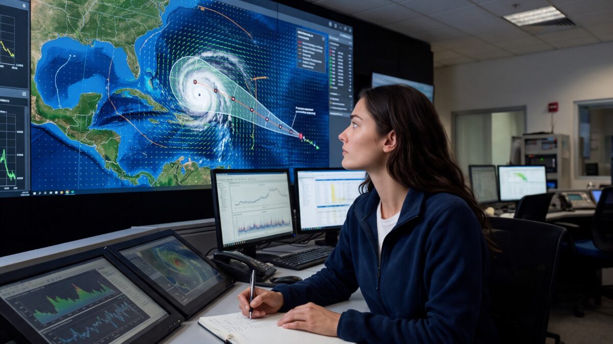 AI analyzes meteorological data to anticipate storms and extreme weather events, helping improve alerts and give communities more time to prepare.