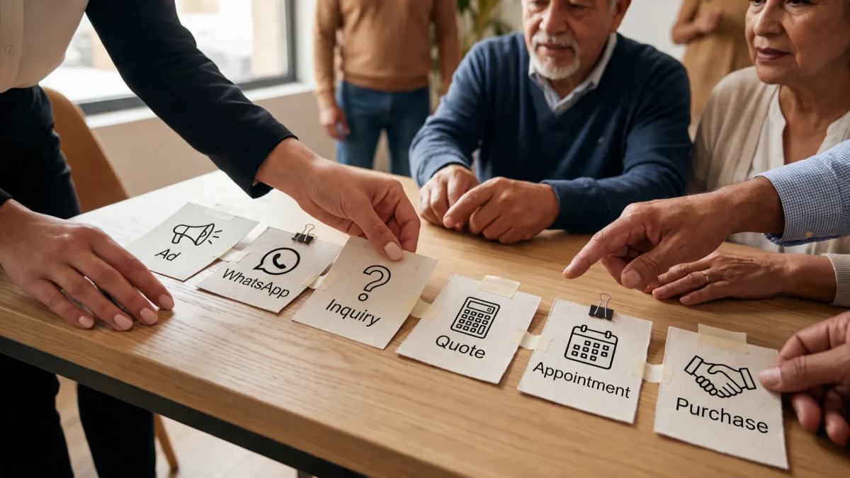The Journey of a Connected Customer From First Contact to Purchase, Showing the Value of Preserving Commercial Context.