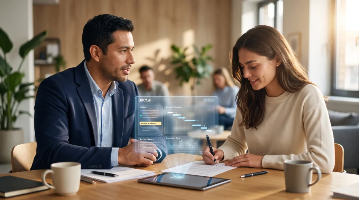 The salesperson is not starting from scratch: they have information, context, and a clear opportunity to intervene.